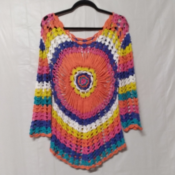 Trekeffect Other - TREKEFFECT Crochet Top Swim Cover Up